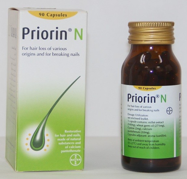 كبسولات برايورين priorin N لعلاج مشاكل الشعر وتساقطة