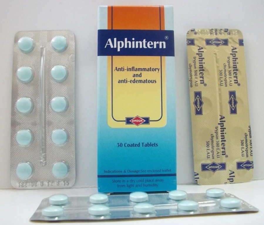 الفينترن أقراص Alphintern Tablets مضاد للالتهابات والتورم