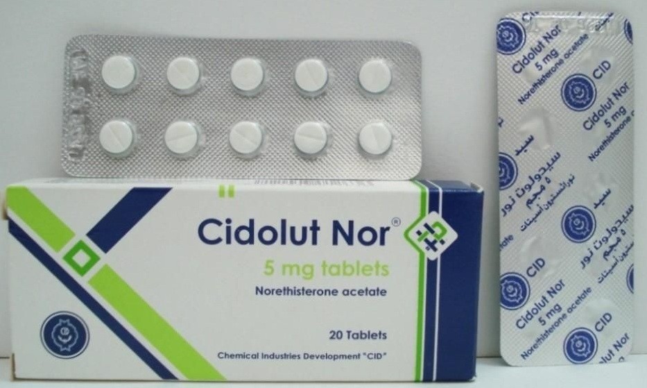 سيدولوت نور أقراص Cidolut Nor Tablets لعلاج تأخير الدورة الشهرية