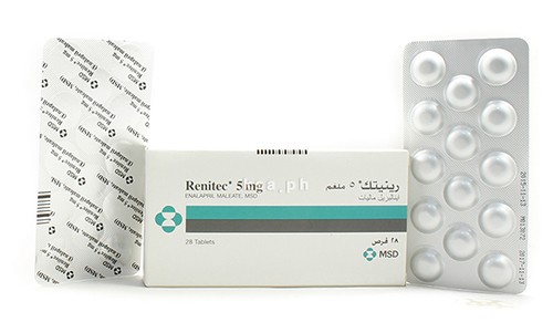 موانع الاستعمال لدواء رينيتك أقراص لعلاج ضغط الدم المرتفع