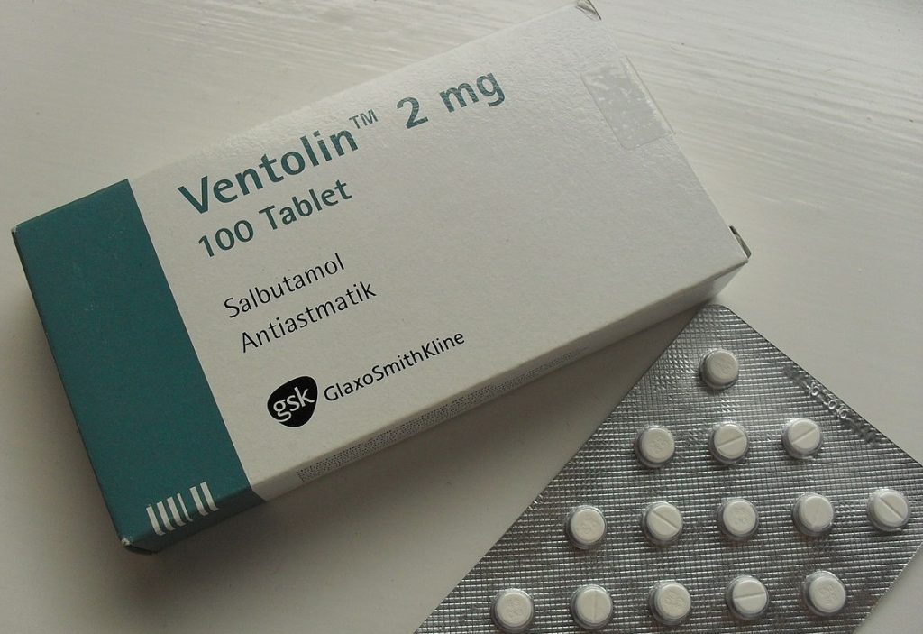 دواء فنتولين Ventolin لعلاج ضيق التنفس وموسع للشعب الهوائية