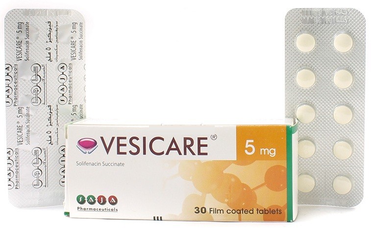 فيزيكير أقراص Vesicare Tablets لعلاج حالات سلس البول