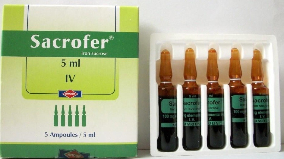 سكروفير امبول Sacrofer لعلاج الانيميا وكيفية استخداماته
