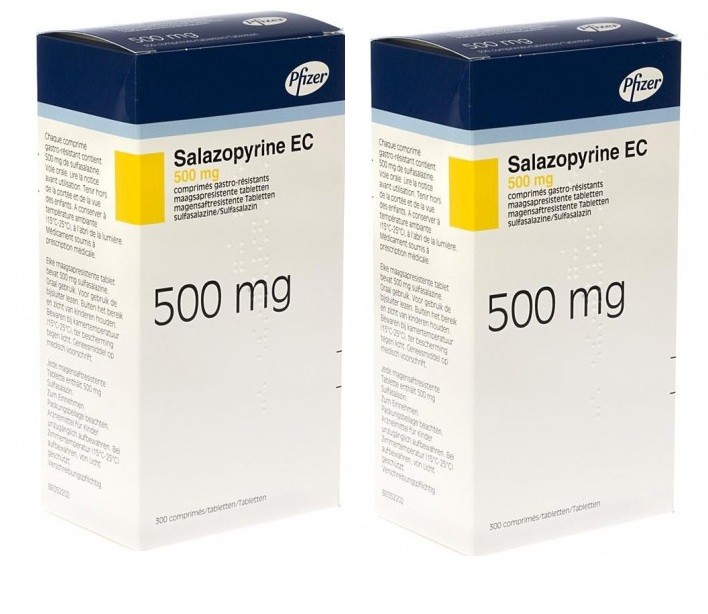 دواء سالازوبيرين Salazopyrin أقراص لعلاج الآلم والتهابات الأمعاء